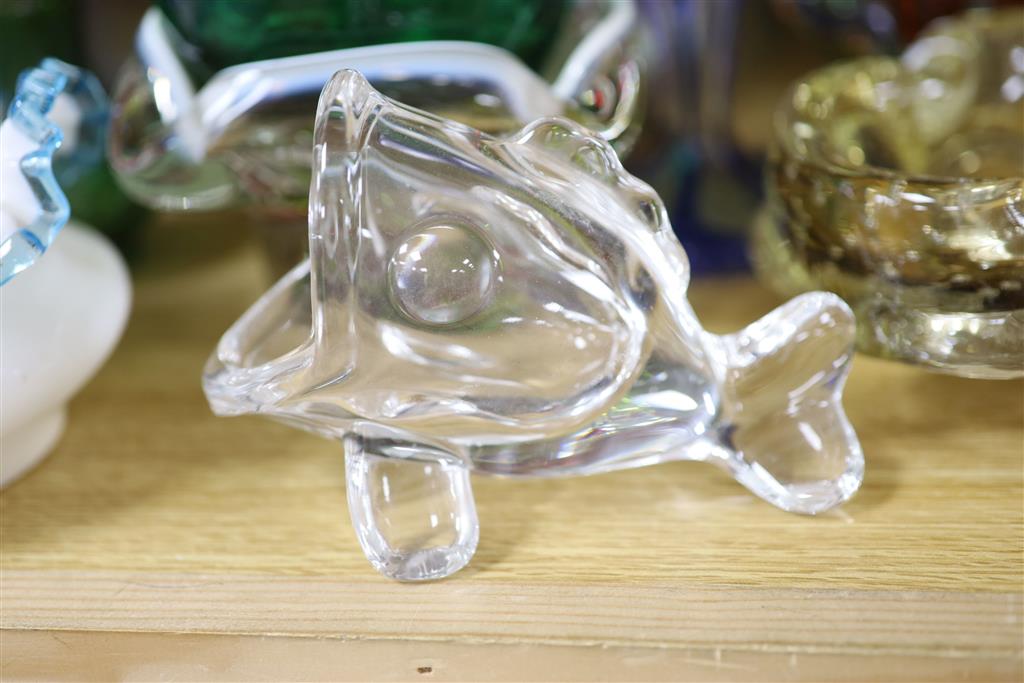A collection of 1960s and later Studio glass